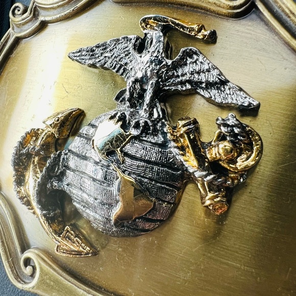 Vintage United States Marine Corps Collector Belt Buckle by Raintree - Picture 9 of 15